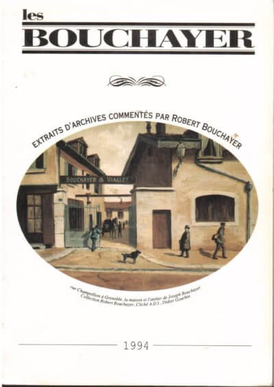 Couverture du livre : Les Bouchayer - extraits d'archives