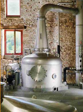 Distillerie du Vercors : un alambic