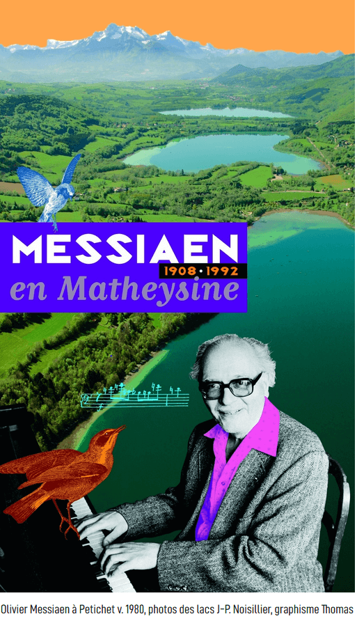 Affiche Olivier Messiaen à Petichet vers 1980