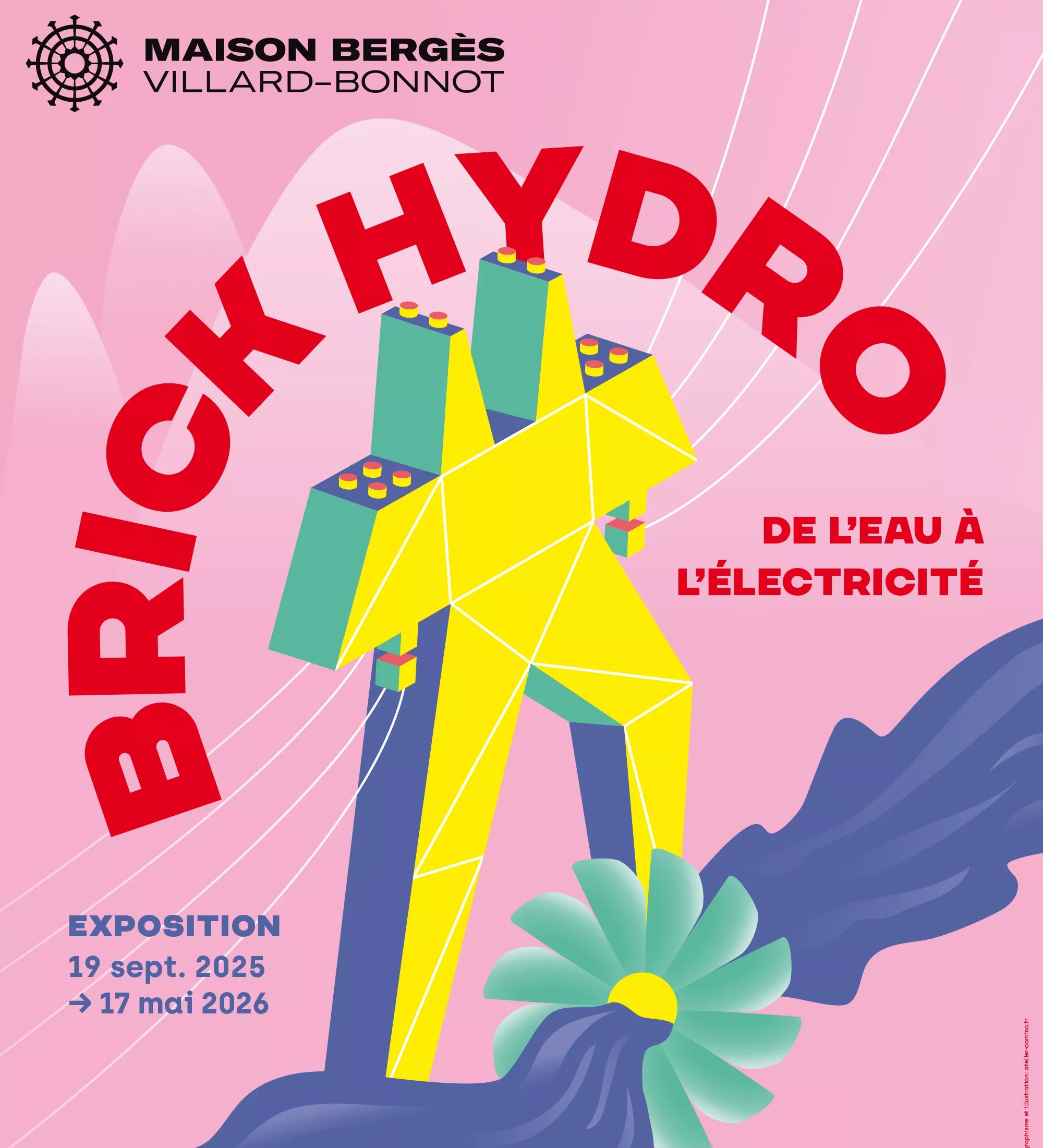 Affiche expo Brick hydro _ Maison Bergès 2025