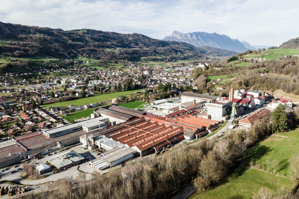 La_Rochette_Cartonboard - vue aerienne du site