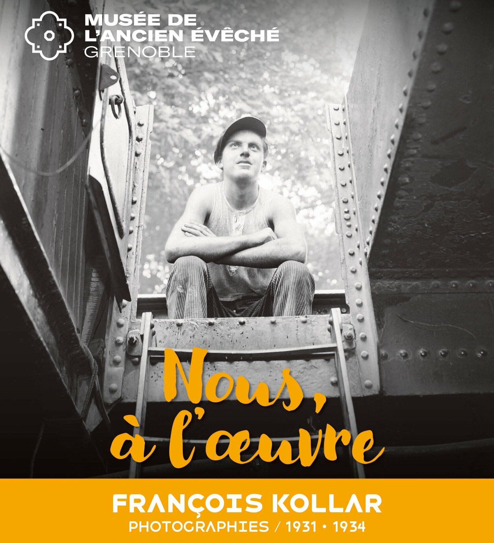 Affiche de l'expo Nous à l'Oeuvre - musée ancien eveché Grenoble 2025-26